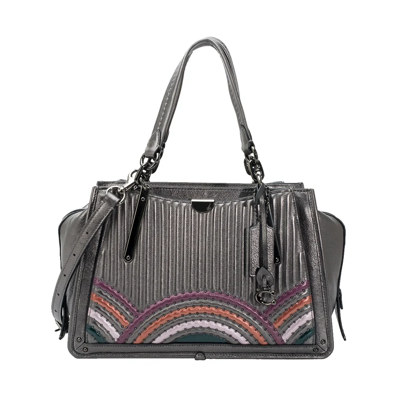 Стеганая сумка-портфель COACH deco 38539 | Багаж и сумки