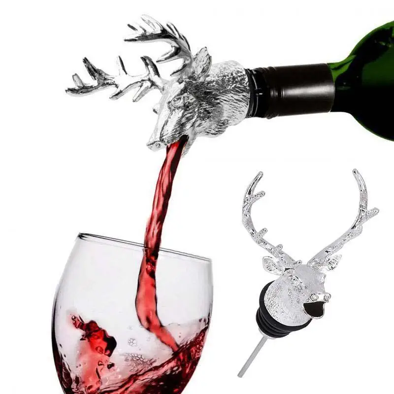 1 шт. голова оленя красное вино пробка сплав цинка пробкой творческая личность