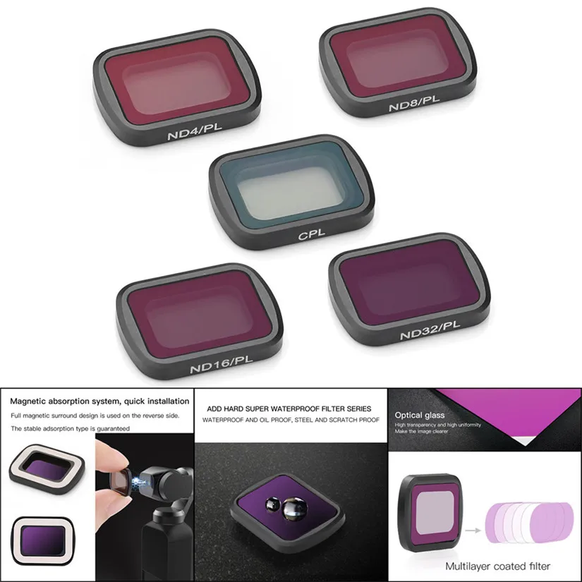 PC Твердый чехол для переноски опционально быстрой замены магнитный объектив