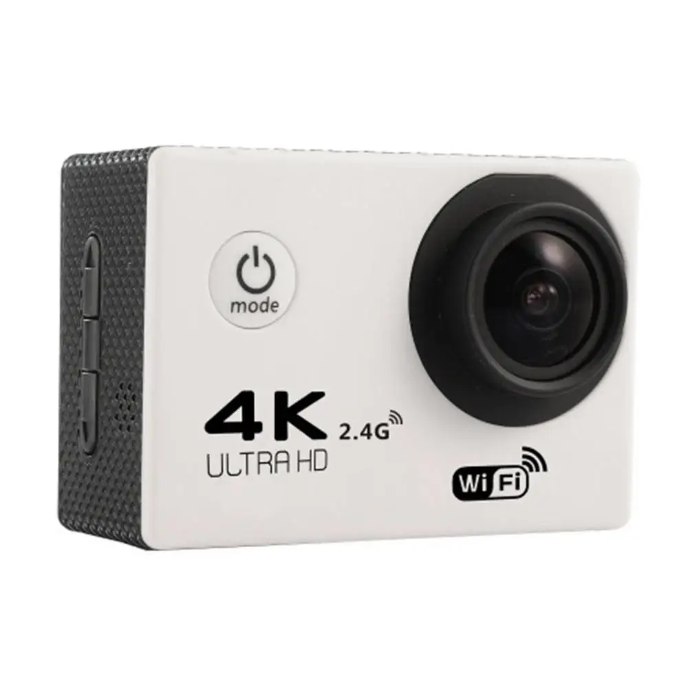 White color HD WiFi Спортивная экшн-камера видеокамера F60R 2,0 дюймов 4K 170 градусов широкоугольная легкая наружная подводная камера на шлем - Цвет: White color