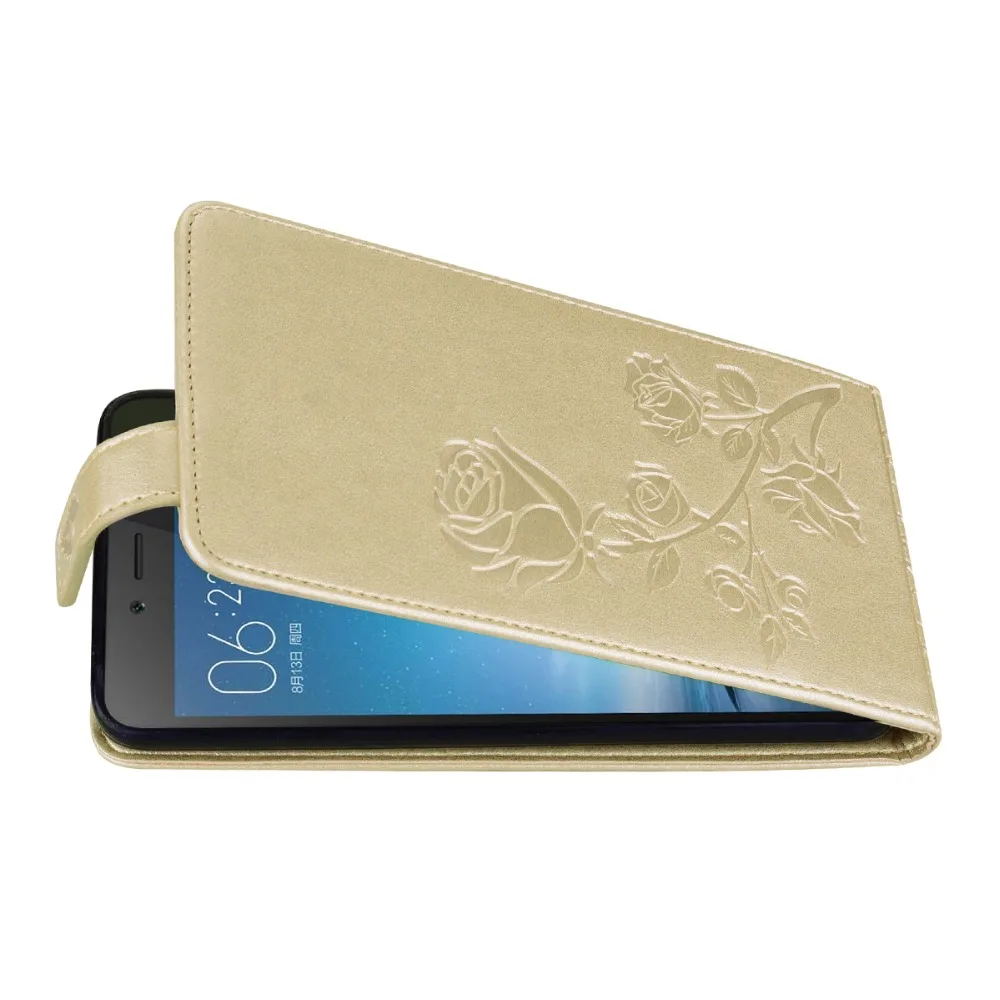 Ouzifish Coque для Redmi Note 2 крышка Роскошный кожаный чехол Xiaomi Flip Vertical Капа задняя