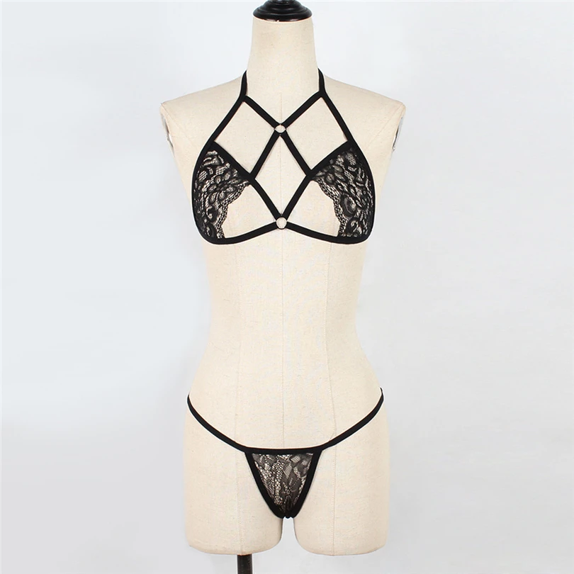 Привлекательный женский бюстгальтер клетка эластичный Бюстгальтер на