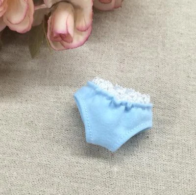 blue Белое, розовое нижнее белье трусы для куклы Blyth одежда нижнее белье аксессуары для трусиков(fit Blyth, Momoko, Barbies, OB, Azone, 1/6 Doll - Цвет: blue