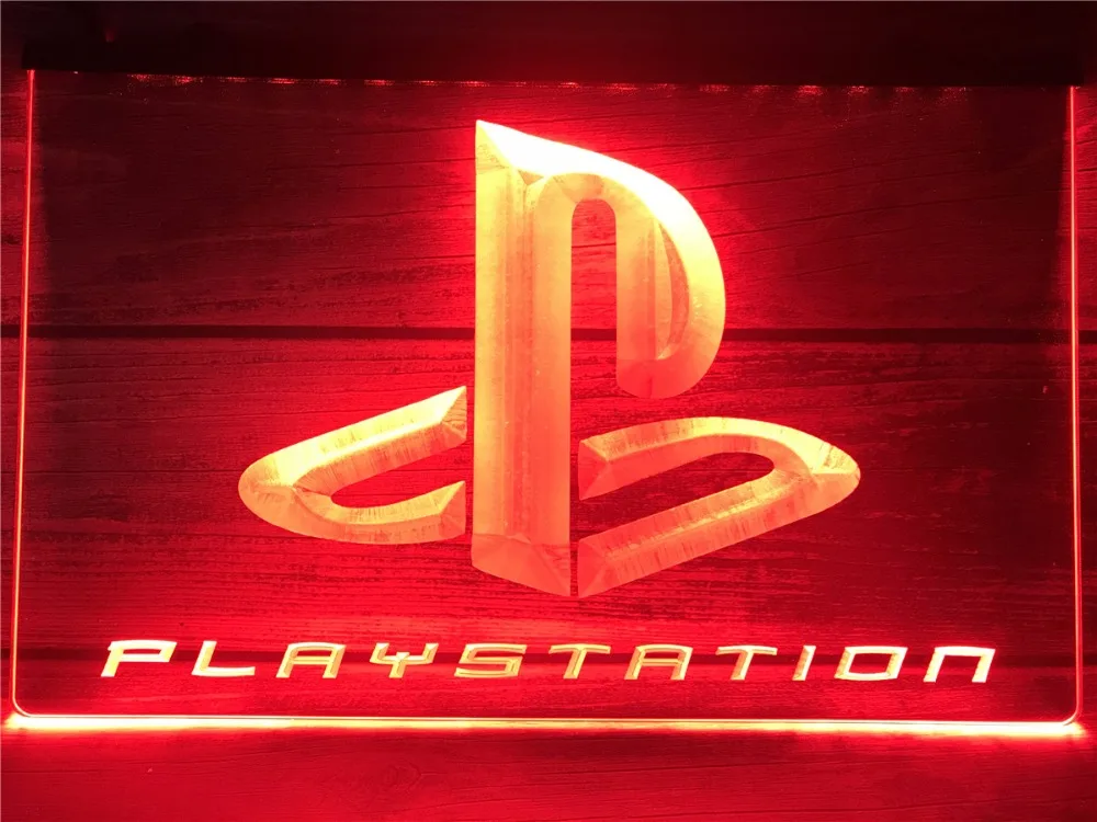 LR098 Playstation светодиодный неоновый светильник знаки|Таблички и знаки| |