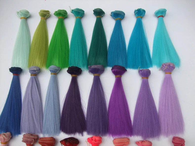 15 см кукольные волосы для шарнирной куклы diy handmada деревья|doll hair|doll hair 15cmfor bjd |