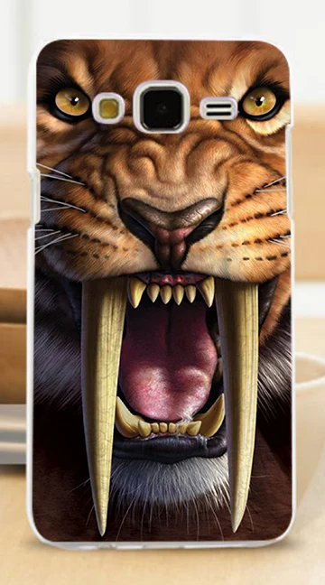 Модный чехол для Samsung Galaxy J7 J700F J700 С Рисунком Тигра льва кота животных цветов