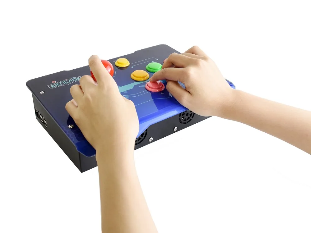 Waveshare Arcade C 1P аркадная консоль Raspberry Pi 3B + контроллер поддерживает RetroPie KODI HDMI/USB/Ethernet