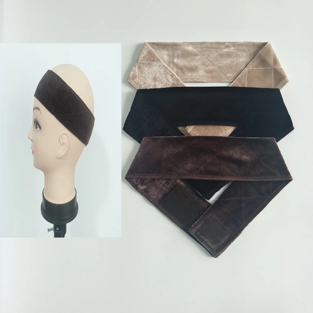 Один кусок Регулируемый бархатный парик сцепление лента для волос Аксессуары