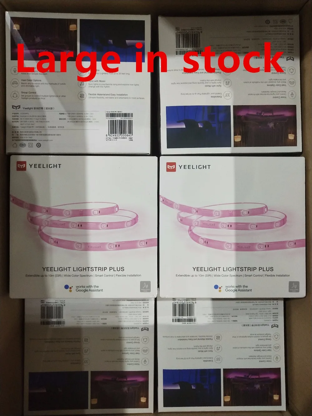 New Xiaomi Mijia Yeelight Light Strip Plus Upgrated Version Smart Extension LED Strip Light Band work to mi home app