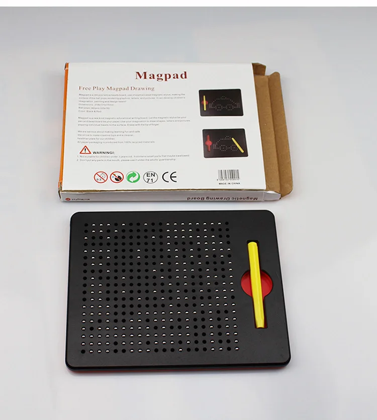 Игрушки для рисования для детей магнитный планшет магнитная подушка доска для рисования магнитные Стальные Бусины Мяч детская обучающая игрушка Подарки Дети искусство