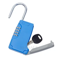 high quality hidden key safe box 4 digital password combination lock with hook mini metal secret box for home villa caravan
