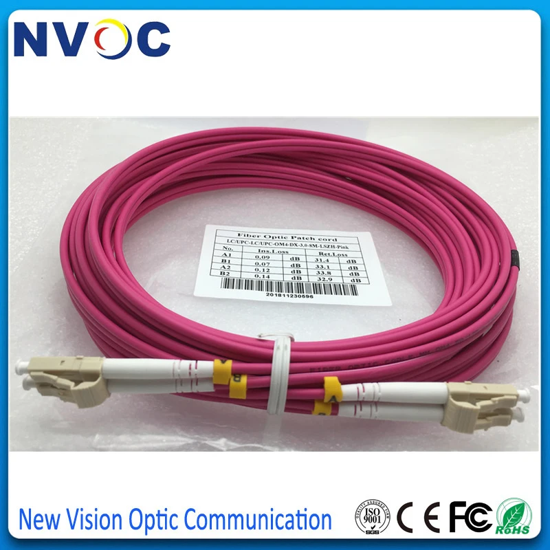 OM4 1 м 2 3 5 10 LC 40 ГБ многомодовый волоконный соединительный кабель LC/UPC к