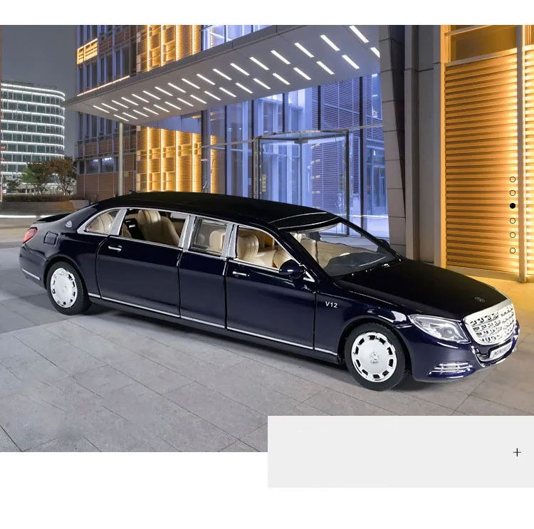 KIDAMI 1:32 литая под давлением модель Maybach S600 пикап игрушки для детей звуковой светильник MINIAUTO модель автомобиля коллекция подарок