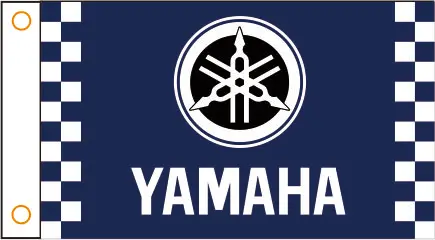 Флаг мотоцикла YAMAHA баннер 3ftx5ft полиэстер 04