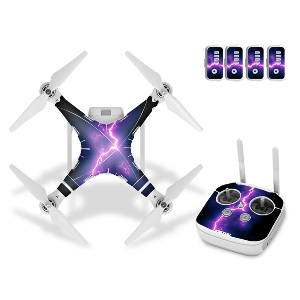 Наклейка кожи Стикеры для DJI Phantom 3 В виде ракушки + контроллер 136 # винил