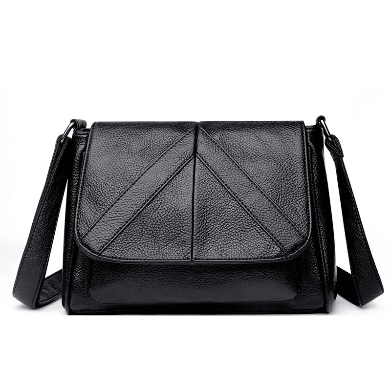 

Casual Designer Women Messenger Bags Female Soft PU Leather Crossbody Shoulder Bag High Quality Fashion Women's Bags Handbags
