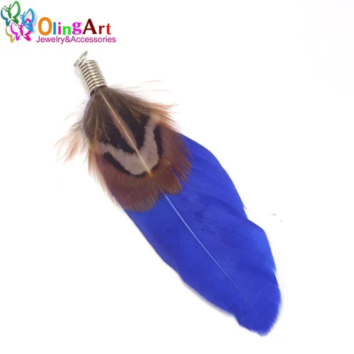 DC 10PCS 7CM 017 OlingArt красочные натуральные перья кисточки 10 шт. 7 см женские серьги браслет ожерелье DIY Изготовление ювелирных изделий брелок Подвески Новинка - Цвет: DC 10PCS 7CM 017