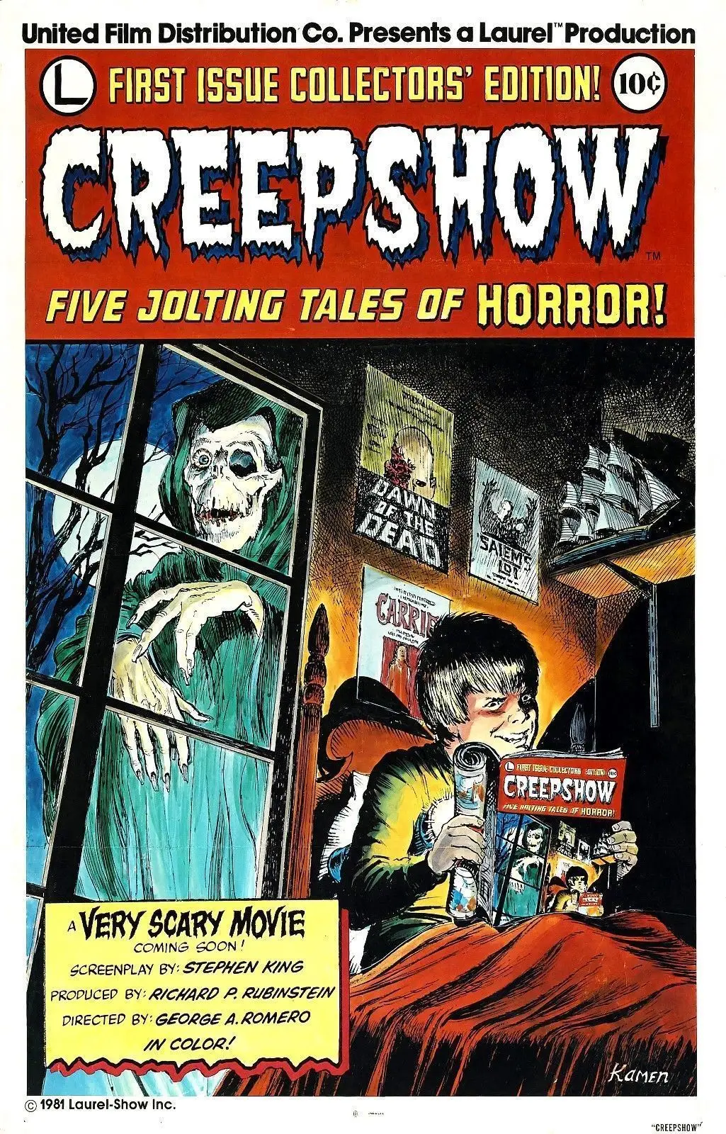 Q0054 Плакаты и принты CREEPSHOW фильм (1982) ужас классический пленка 20x30 24x36