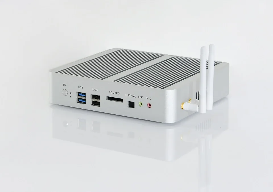 Причастником B13 безвентиляторный настольный компьютер мини ПК I5 7200U i7 7500U Windows 10 Max 16 Гб ram 512 ГБ SSD 1 ТБ HDD Free 300M WiFi 1,5 M HDMI