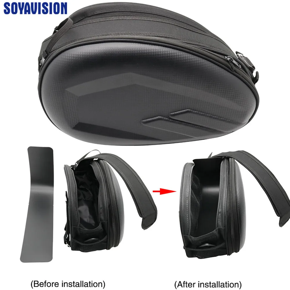 Высокое качество Водонепроницаемый мото хвост чемодан мотоцикл седельная сумка