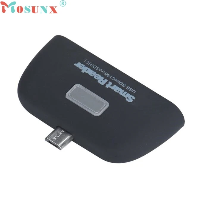 Micro USB 3 в 1 устройство для чтения карт памяти Mosunx по заводской цене адаптер USB/TF/SD