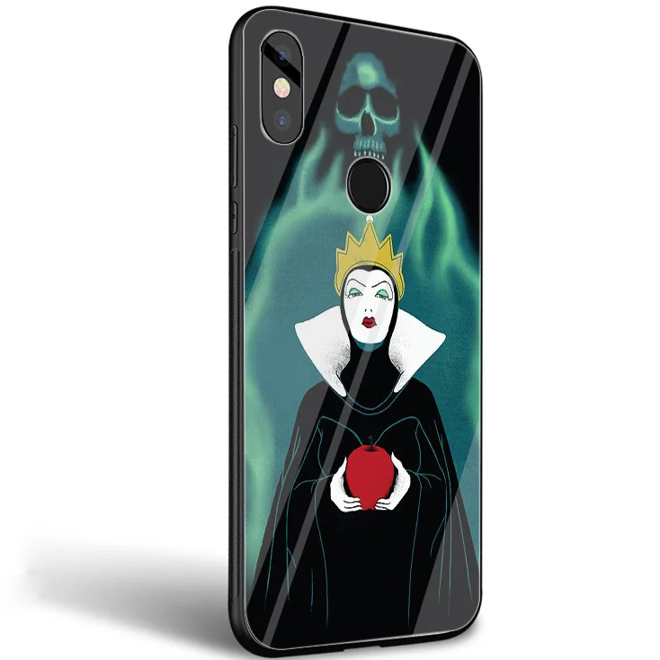 GerleeK стекло ТПУ Белоснежка ягода малефисент чехол для Xiaomi 8 Lite A1 9 pocophone F1 Redmi Note 5 6 7