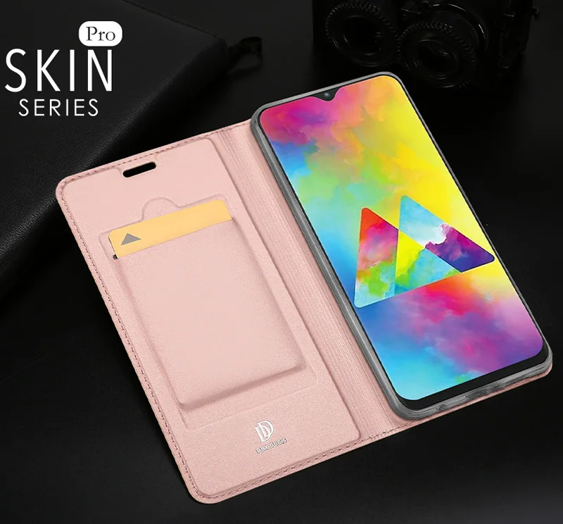 DUX DUCIS чехол для samsung Galaxy M20 M40 M10 Книга Флип кожаный бумажник чехол