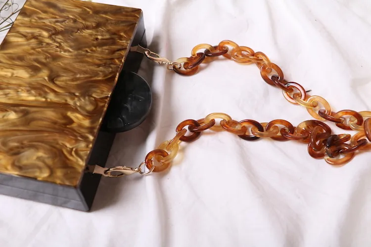 60 см готовые акриловые цепочки сумка на ремне сумки цепи пластиковый ремешок