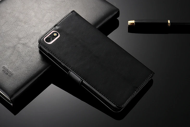 Кожаный чехол для Huawei Y5 Prime Премиум кожаный чехол-книжка 2018 5 45 дюймов - купить по