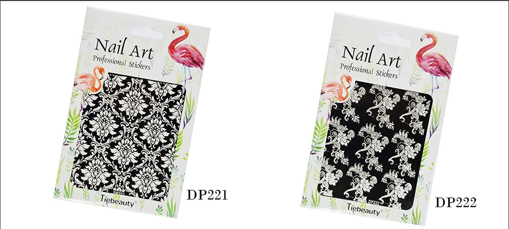 Белый цветок/кружева стикеры 3D на ногти Nail Art Наклейки тиснением Творческий Маникюр-наклейки для ногтей красота декор LADP201-224
