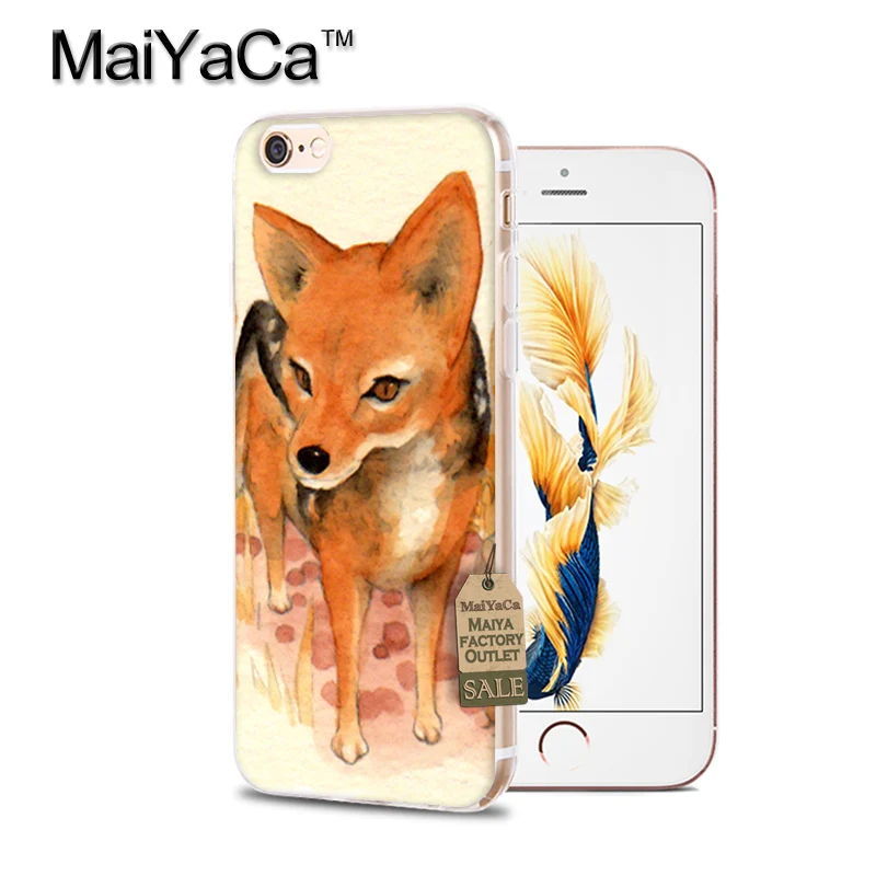 Чехол MaiYaCa для iphone 7 6 X, милый чехол с лисой на осень, Лесной чехол для телефона iphone 11 Pro Max XS XR 6 6s 7 7plus
