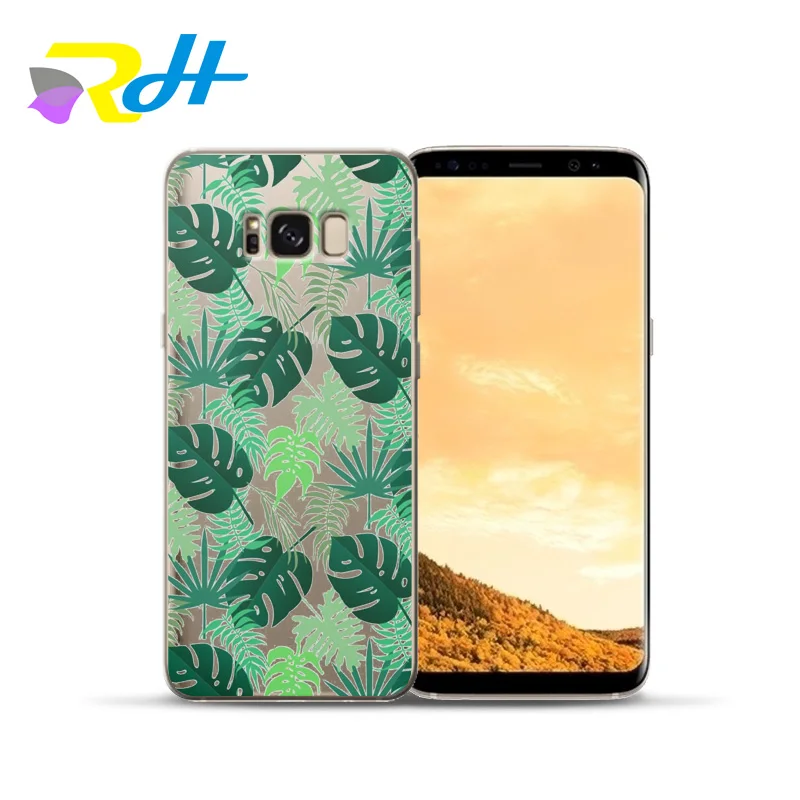 Мягкий ТПУ чехол для Samsung Galaxy S10 Plus Стильный тропический ветер S6Edge S7 Edge S8 S9 S10e Coque Etui