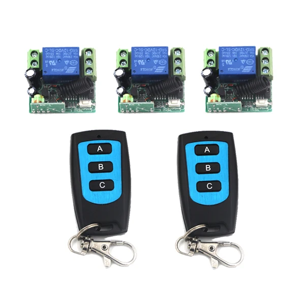 

MITI-12V 1CH 10A беспроводной пульт дистанционного управления DC выключатель света Система лампа LED SMD ВКЛ. С чехлом Артикул: 5415