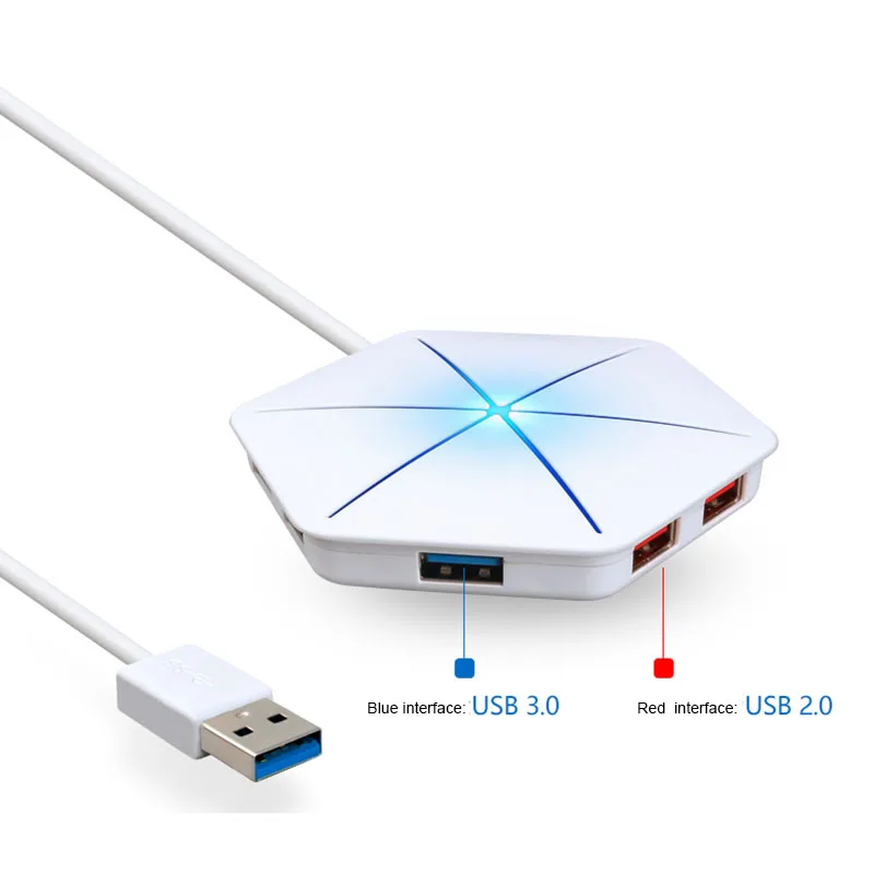 ICE COOREL высокое Скорость USB 2,0 USB 3,0 концентратор Внешний 6 Порты и разъёмы Usb разветвитель с микро Usb Интерфейс SD/TF Card Reader для портативных ПК