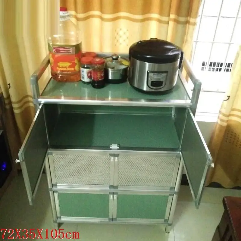 MODEL A Comedores Mueble чайная консоль концевые столы кухонные мебель шкаф из алюминиевого сплава Meuble буфет, шкаф буфет - Цвет: MODEL A