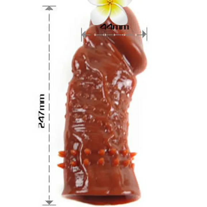 1 шт./лот продукт секса стекло расширенный пениса рукав мужской взрослых женщин