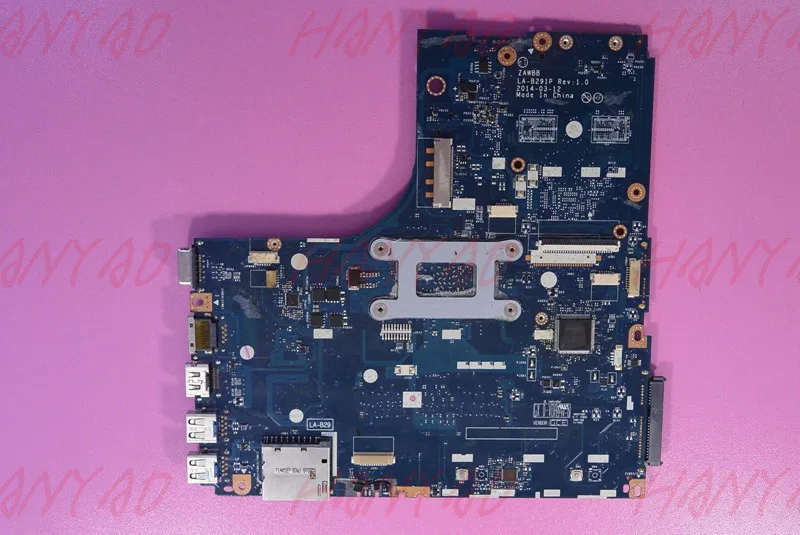 

ZAWBABB LA-B291P For Thinkpad B50-45 Laptop Motherboard 5B20F86192 With EM6010 E1-6010 CPU MB 100% Tested Fast Ship