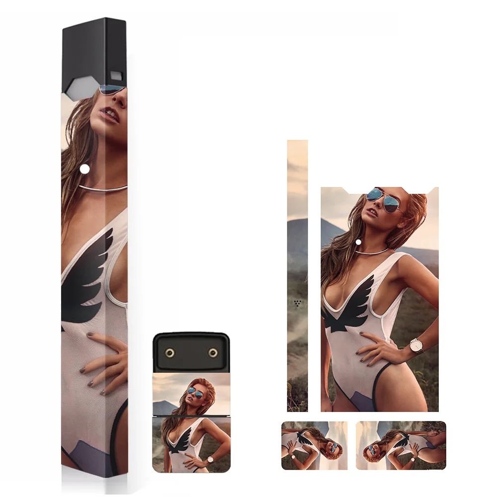 SHIODOKI, 2 упаковки, Juul, наклейка на кожу для Pax JUUL, технология 2.5D, ультратонкая Защитная Наклейка для JUUL, чехлы для обертывания, портрет