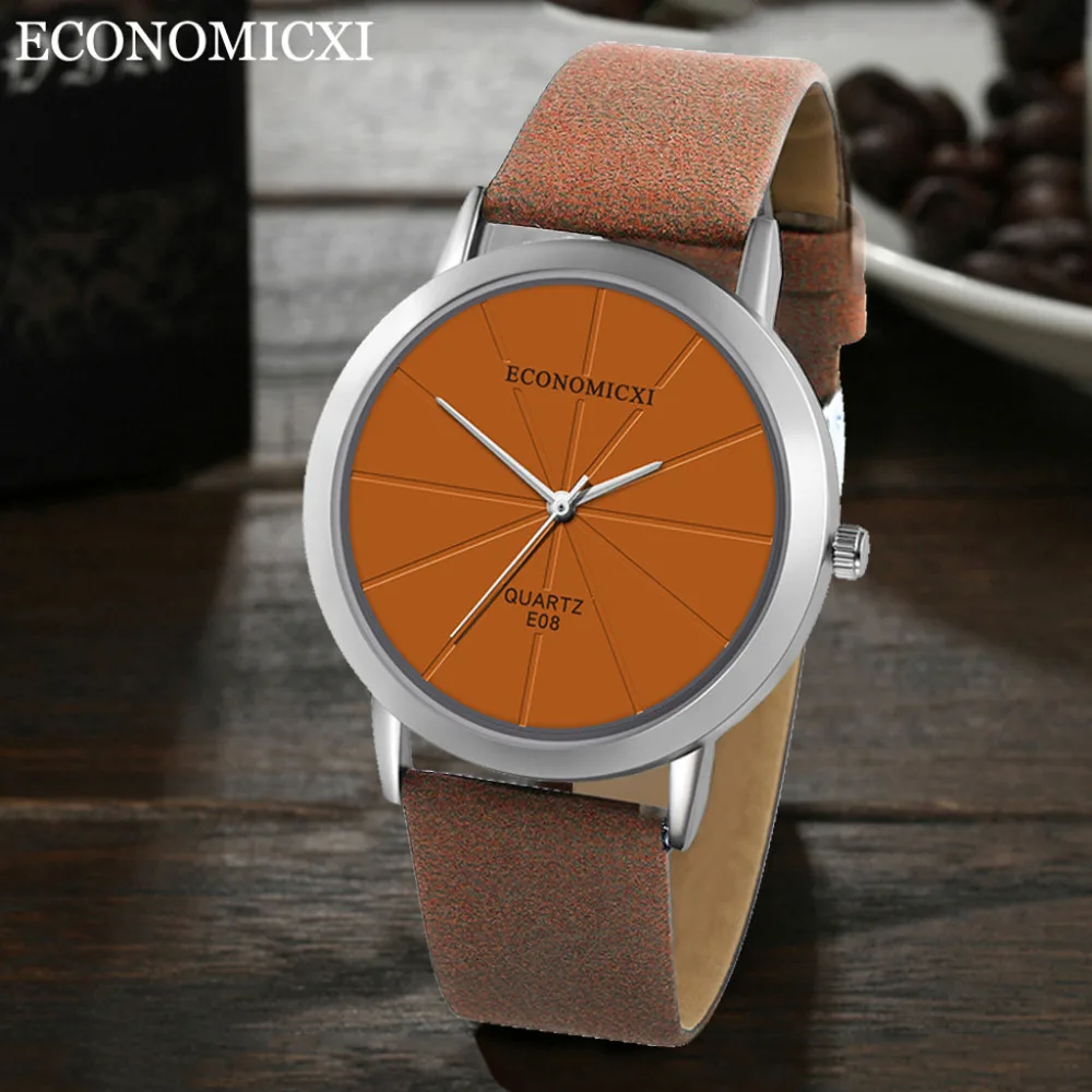 Часы наручные Montre Femme Luxe женские кварцевые с римскими цифрами и кожаным
