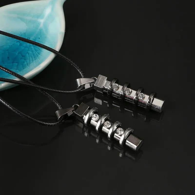 Модные смелые мужские ожерелья из нержавеющей стали свисток ожерелье пара