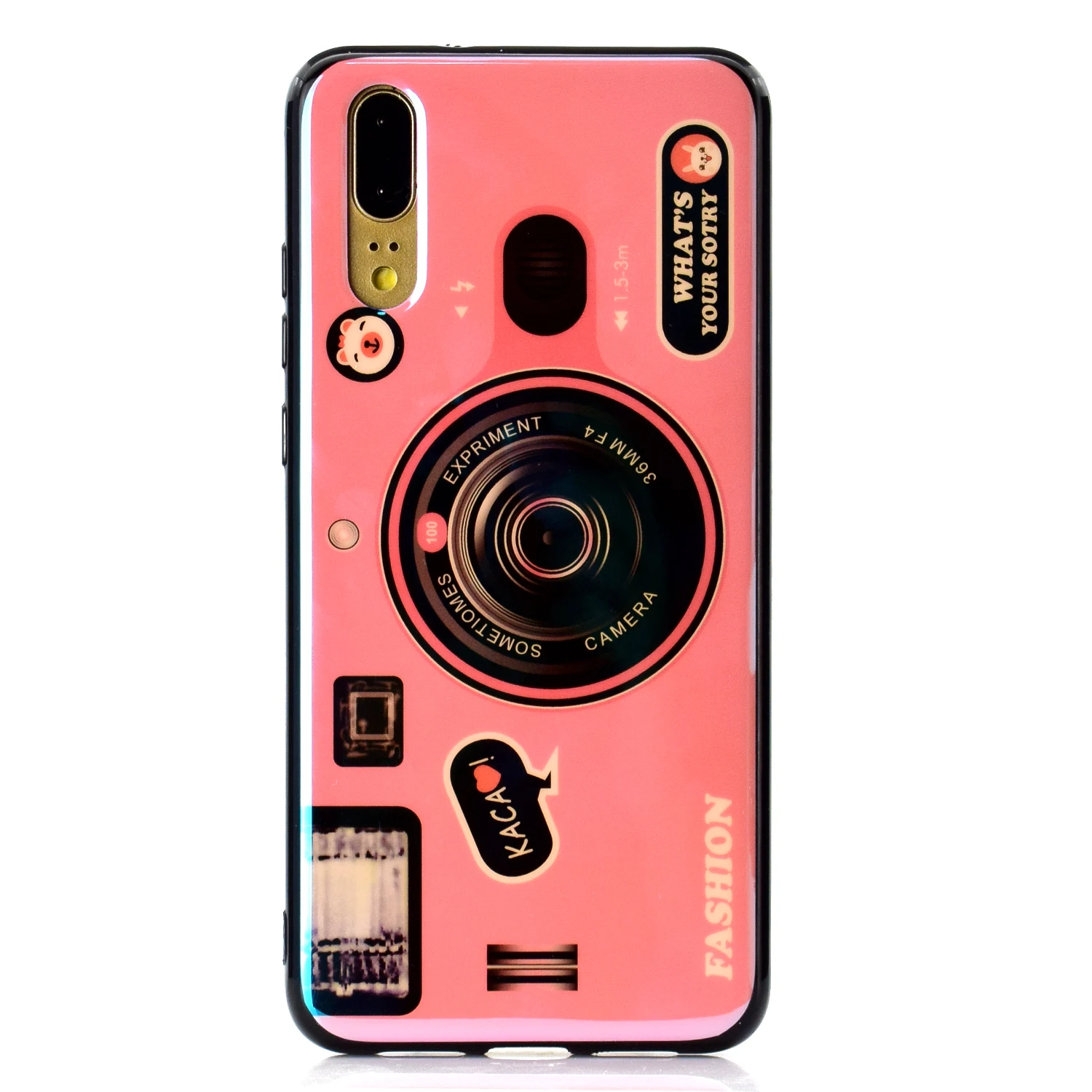 3D Camera Case for coque Xiaomi Mi 8 Mi8 A2 Lite / Redmi Note 5 Pro Etui Telefoon Hoesjes | Мобильные телефоны и