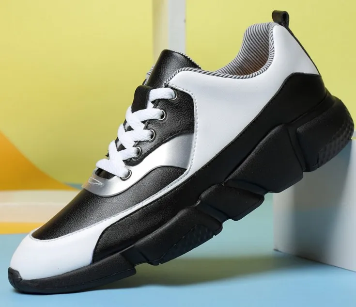 Высокое качество Для мужчин лифт обувь модная Повседневная дышащая Невидимый