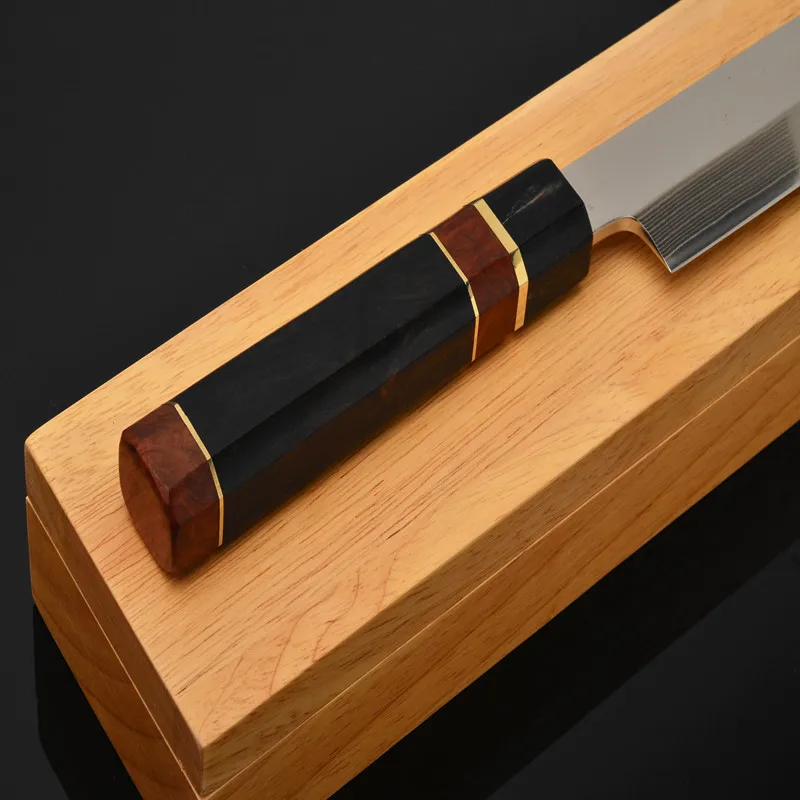 Бритва из дамасской стали VG10 24/27/30 см 2 Вт|sashimi knife|sushi knifedamascus steel kitchen knives |