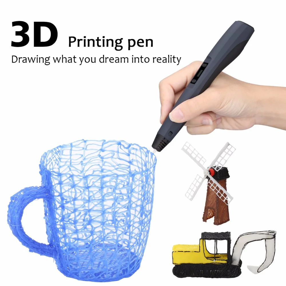 Ручка для печати сделай сам новая 3d ручка Детский рисунок граффити умная щетка