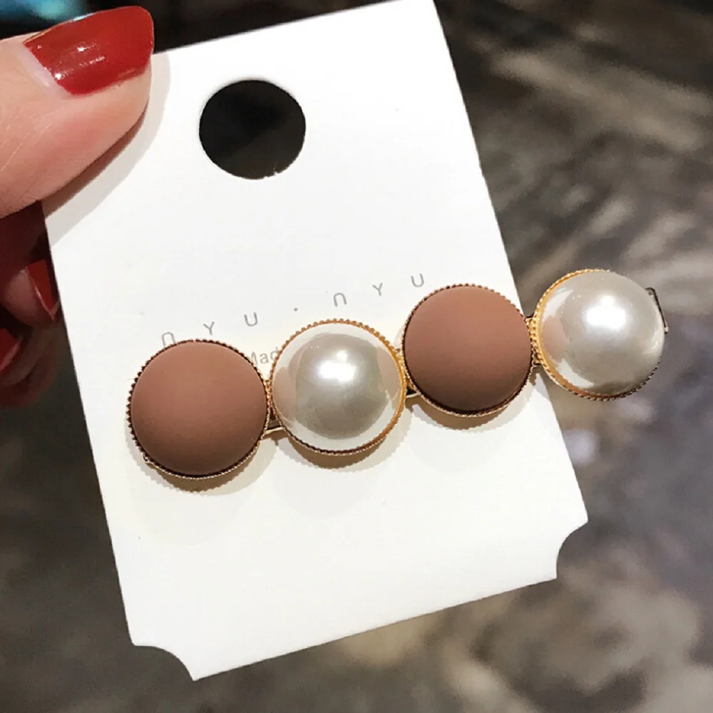 1 шт. женский модный винтажный металлический диск в форме заколки для волос