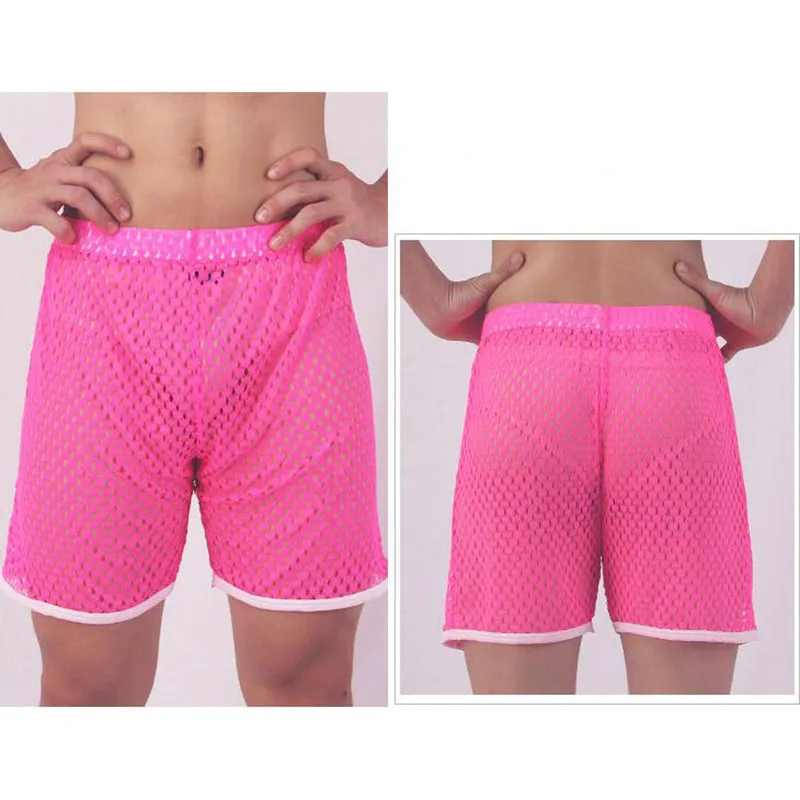 Пижама KWA N.Z Мужская прозрачная одежда для сна с отверстиями свободная короткая