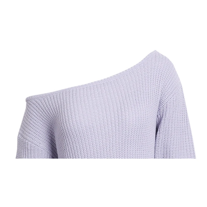 SharVell женский сексуальный пуловер с вырезом лодочкой свитер модный открытыми