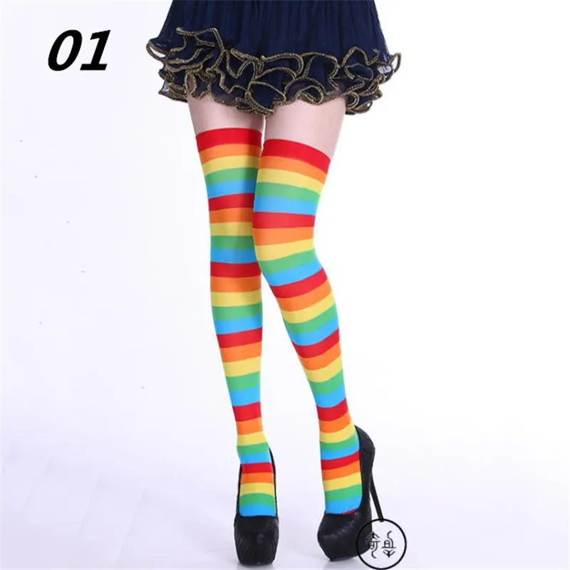 Новинка милые женские чулки для девочек 1 пара высокие облегающие Чулки косплея