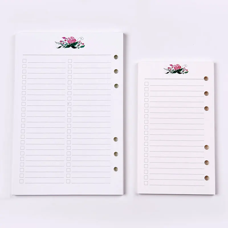 Новинка 2018 года оригинальная спиральная бумага для ноутбука с 6 отверстиями