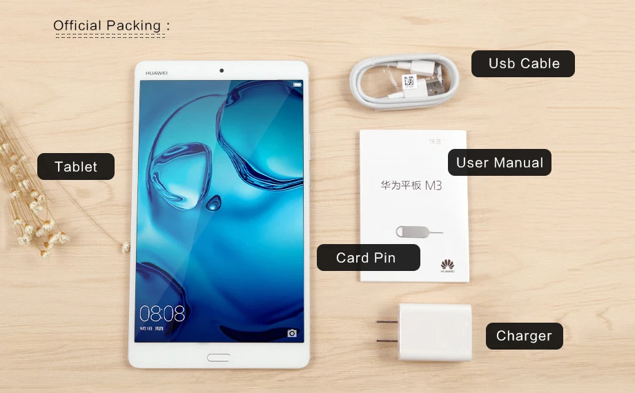 Международная ПЗУ huawei MediaPad M3, 3 Гб ОЗУ, 64 ПЗУ, 8,4 дюйма, Android 6,0, 2K экран, планшетный ПК, четыре ядра, Кирин 950, версия для телефонных звонков